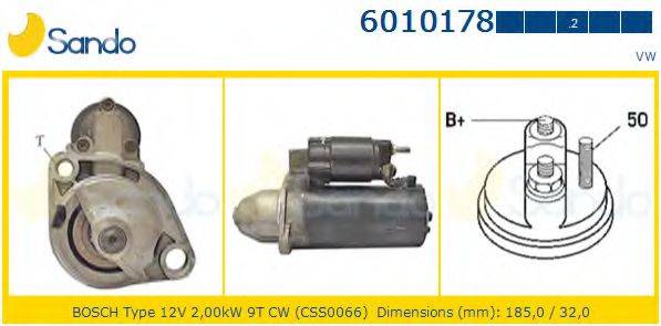 SANDO 60101782 Стартер