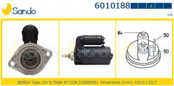 SANDO 60101882 Стартер