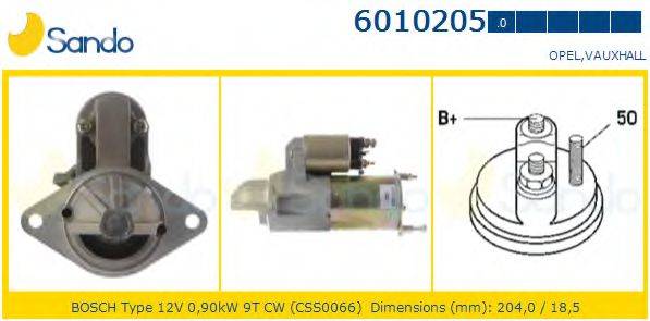 SANDO 60102050 Стартер