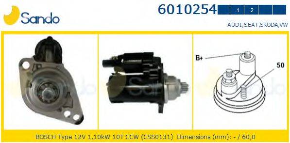 SANDO 60102542 Стартер