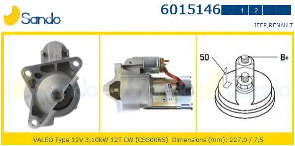 SANDO 60151461 Стартер