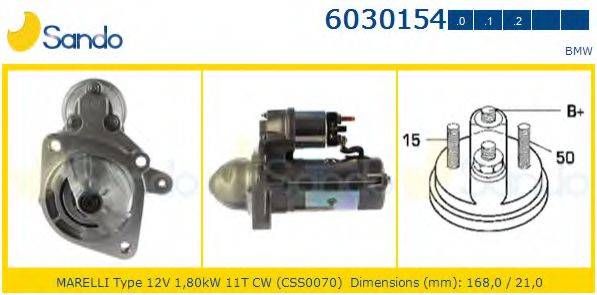 SANDO 60301540 Стартер