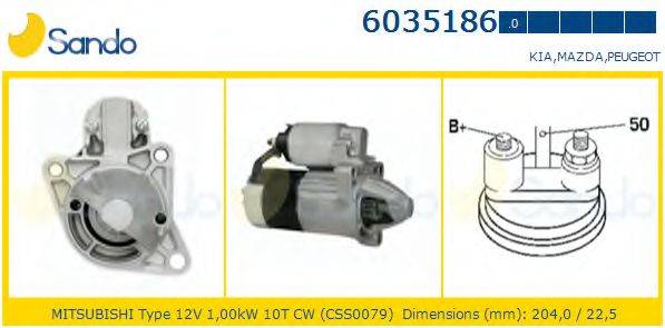 SANDO 60351860 Стартер