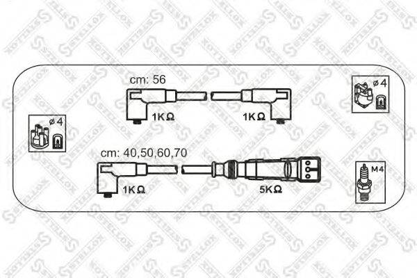 STELLOX 1039054SX Комплект дротів запалювання