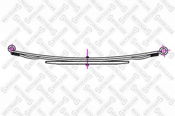 STELLOX 1200013SX Багатолистова ресора