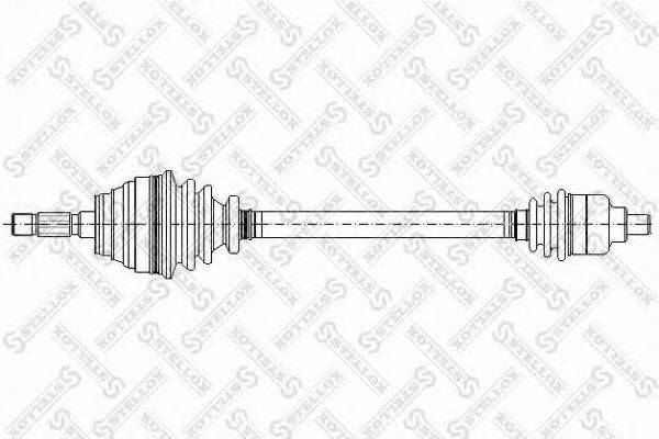 STELLOX 1581016SX Приводний вал