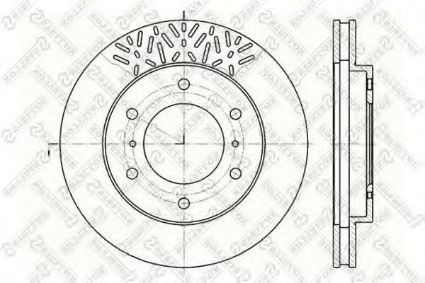 STELLOX 60203033VSX гальмівний диск