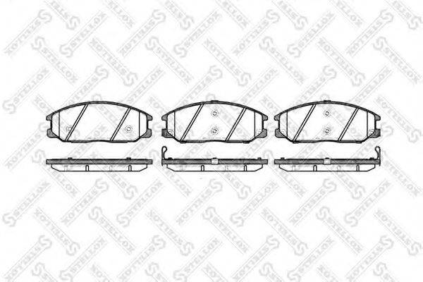 STELLOX 782012BSX Комплект гальмівних колодок, дискове гальмо