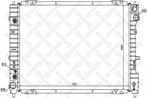 STELLOX 1025380SX Радіатор, охолодження двигуна