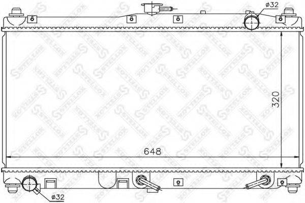 STELLOX 1025854SX Радіатор, охолодження двигуна