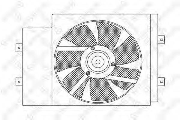STELLOX 2999226SX Вентилятор, охолодження двигуна