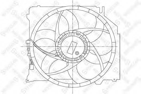 STELLOX 2999453SX Вентилятор, охолодження двигуна