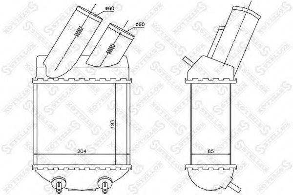 STELLOX 1040149SX Інтеркулер