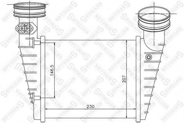 STELLOX 1040157SX Інтеркулер