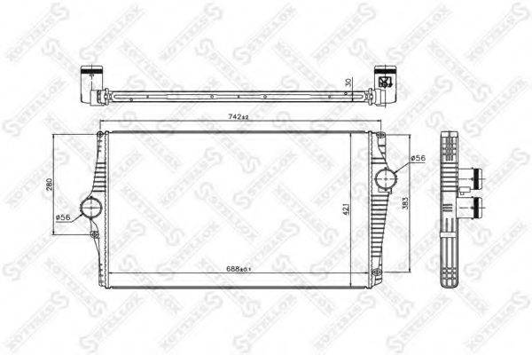 STELLOX 1040179SX Інтеркулер