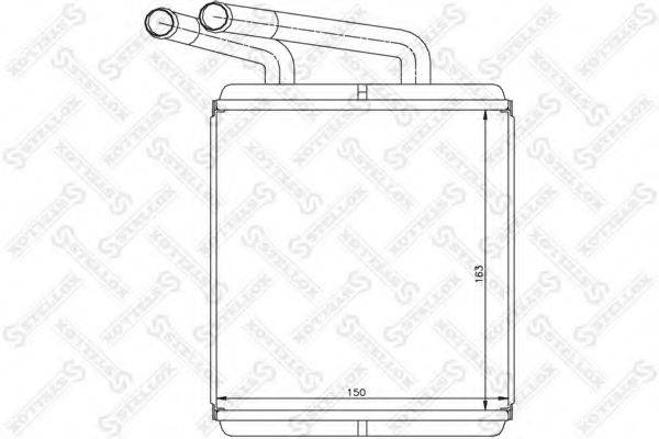 STELLOX 1035220SX Теплообмінник, опалення салону