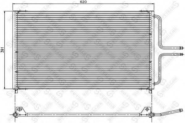 STELLOX 1045050SX Конденсатор, кондиціонер