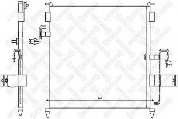 STELLOX 1045062SX Конденсатор, кондиціонер