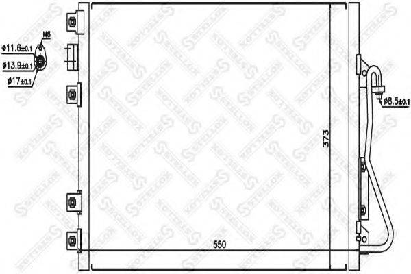 STELLOX 1045211SX Конденсатор, кондиціонер