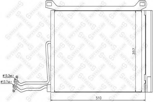 STELLOX 1045405SX Конденсатор, кондиціонер