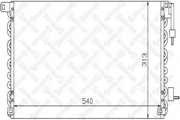 STELLOX 1045497SX Конденсатор, кондиціонер