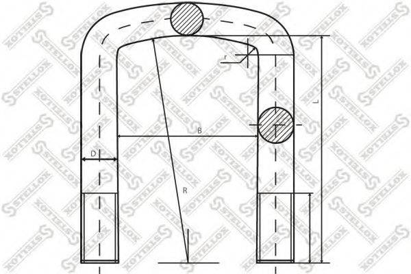 STELLOX 8464170SX Драбина ресори