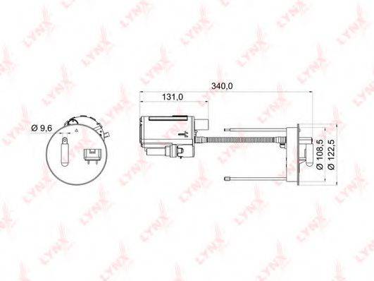 LYNXAUTO LF976M Паливний фільтр