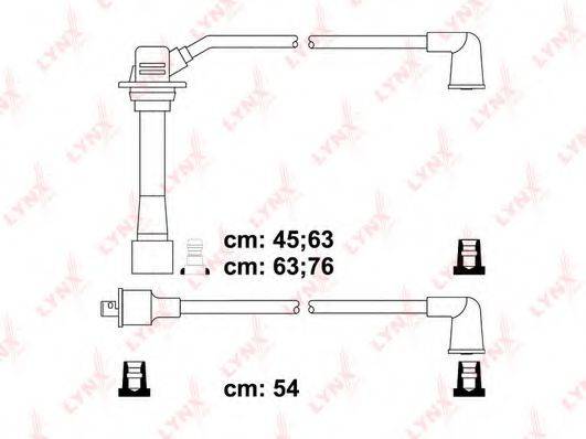 LYNXAUTO SPC5121 Комплект дротів запалювання