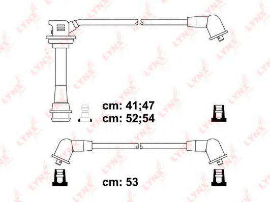 LYNXAUTO SPC7513 Комплект дротів запалювання