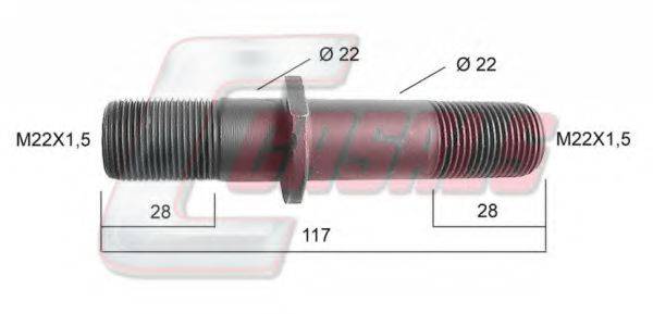 CASALS 21150 Болт кріплення колеса