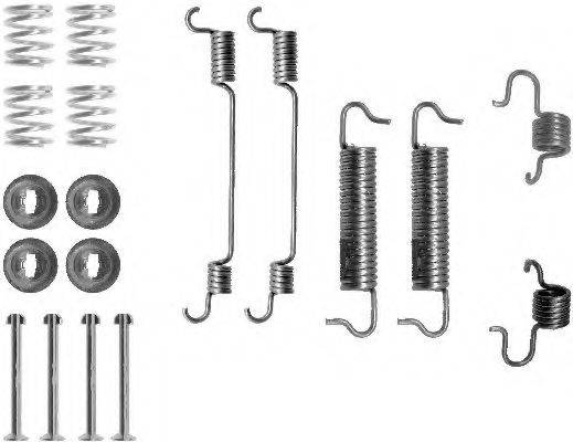 HELLA PAGID 8DZ355200531 Комплектуючі, гальмівна колодка