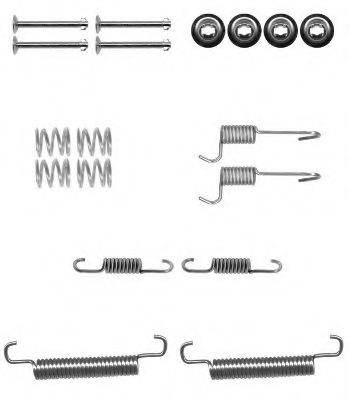 HELLA PAGID 8DZ355201041 Комплектуючі, гальмівна колодка