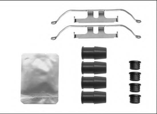 HELLA PAGID 8DZ355205631 комплект приладдя, гальмівний супорт