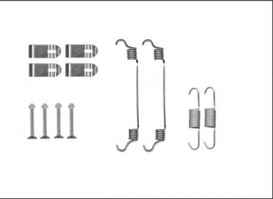 HELLA PAGID 8DZ355205981 Комплектуючі, стоянкова гальмівна система