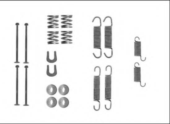 HELLA PAGID 8DZ355206041 Комплектуючі, гальмівна колодка