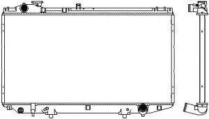 SAKURA AUTOMOTIVE 32711009 Радіатор, охолодження двигуна