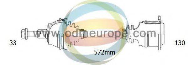 ODM-MULTIPARTS 18211630 Приводний вал