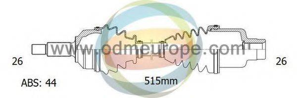 ODM-MULTIPARTS 18011671 Приводний вал