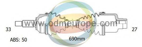 ODM-MULTIPARTS 18221091 Приводний вал