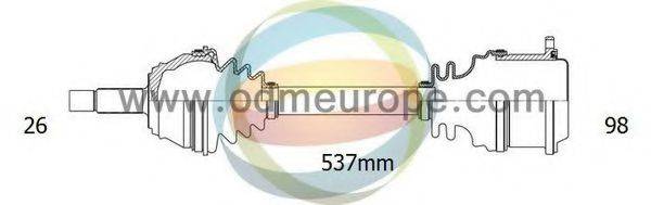 ODM-MULTIPARTS 18093100 Приводний вал