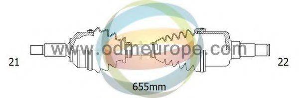 ODM-MULTIPARTS 18161550 Приводний вал