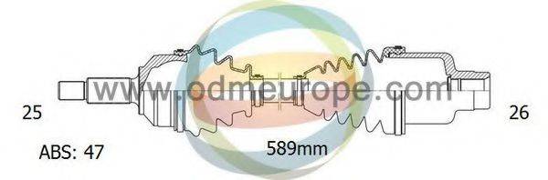 ODM-MULTIPARTS 18081541 Приводний вал