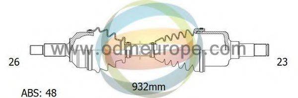 ODM-MULTIPARTS 18092451 Приводний вал