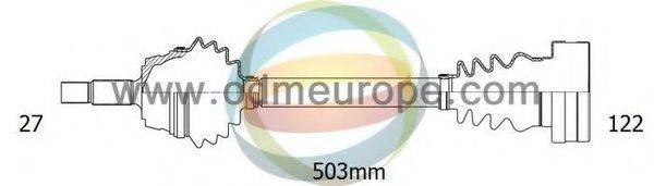 ODM-MULTIPARTS 18143010 Приводний вал