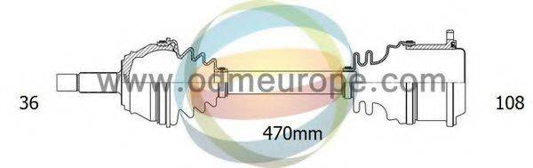 ODM-MULTIPARTS 18211530 Приводний вал