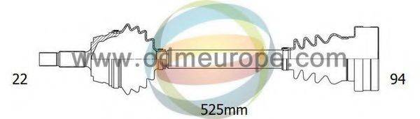 ODM-MULTIPARTS 18211350 Приводний вал