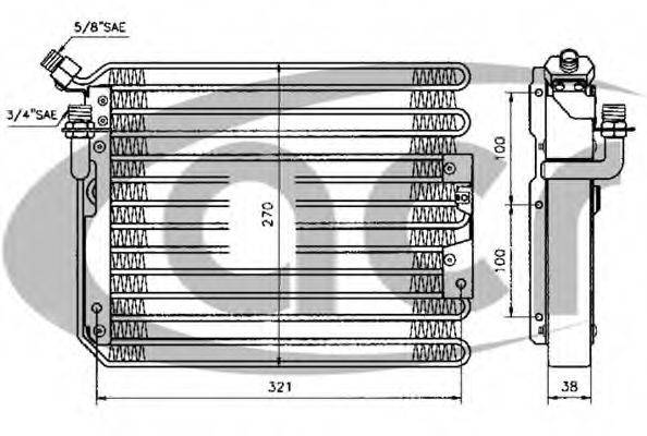 ACR 300116 Конденсатор, кондиціонер