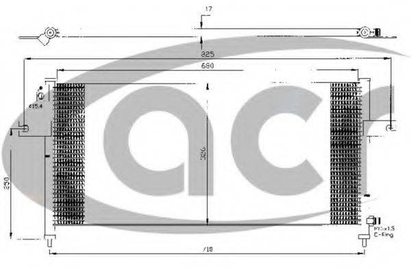 ACR 300408 Конденсатор, кондиціонер