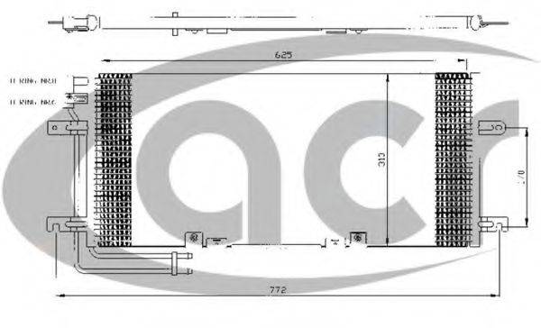 ACR 300485 Конденсатор, кондиціонер