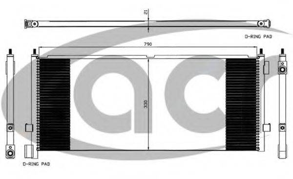 ACR 300563 Конденсатор, кондиціонер